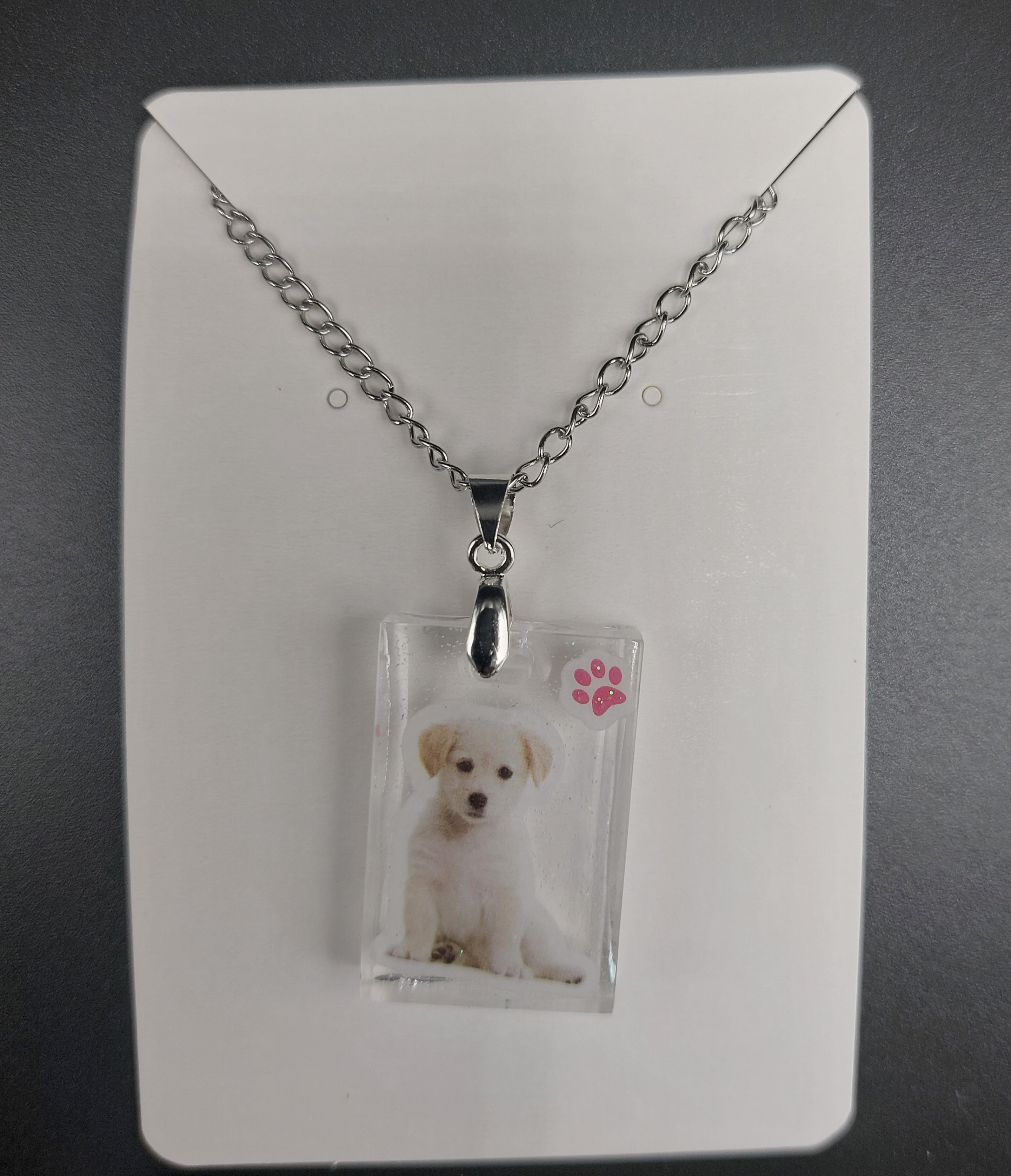 rechthoekig sieraad hond