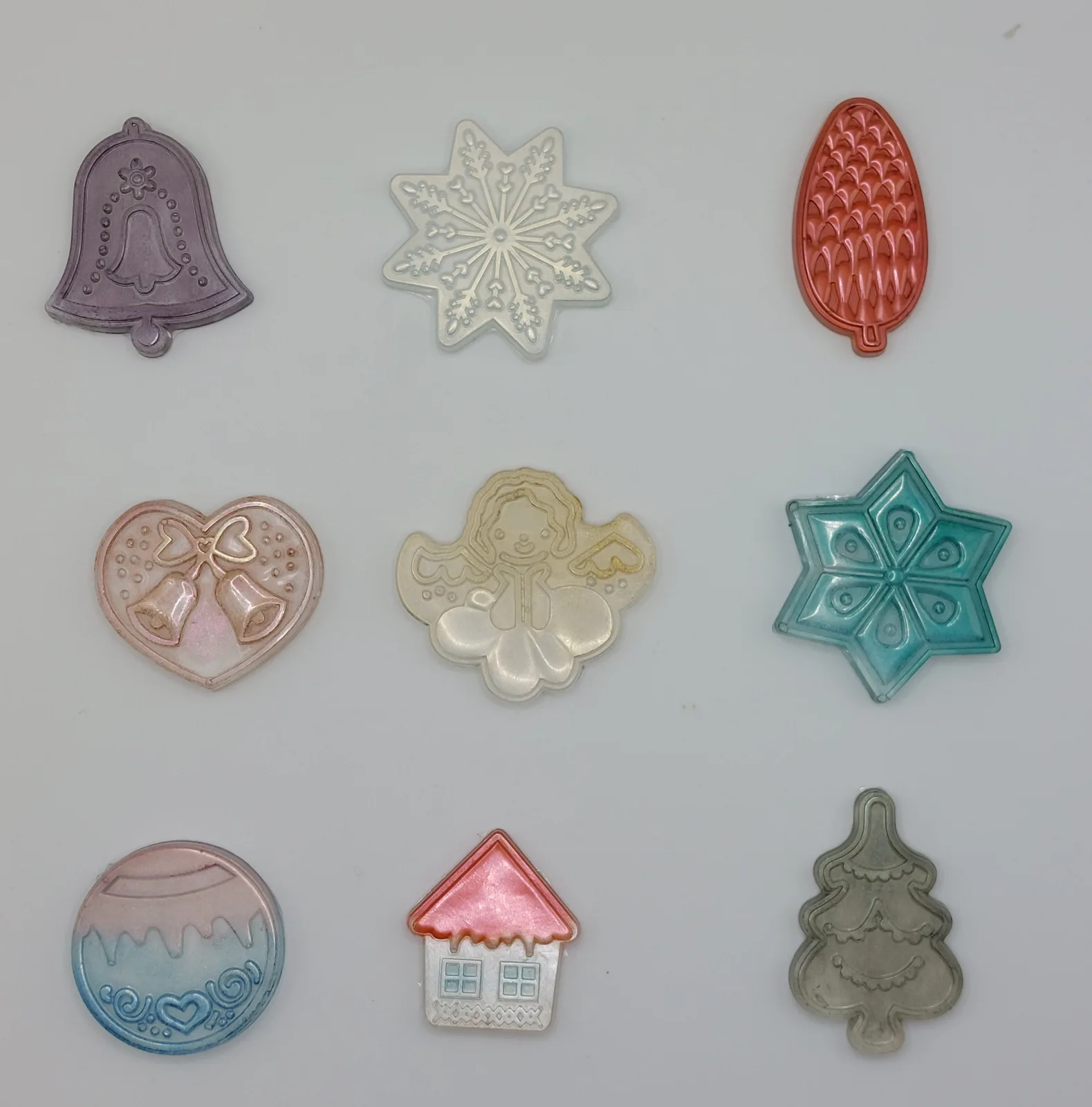 set 9 kerstfiguurtjes