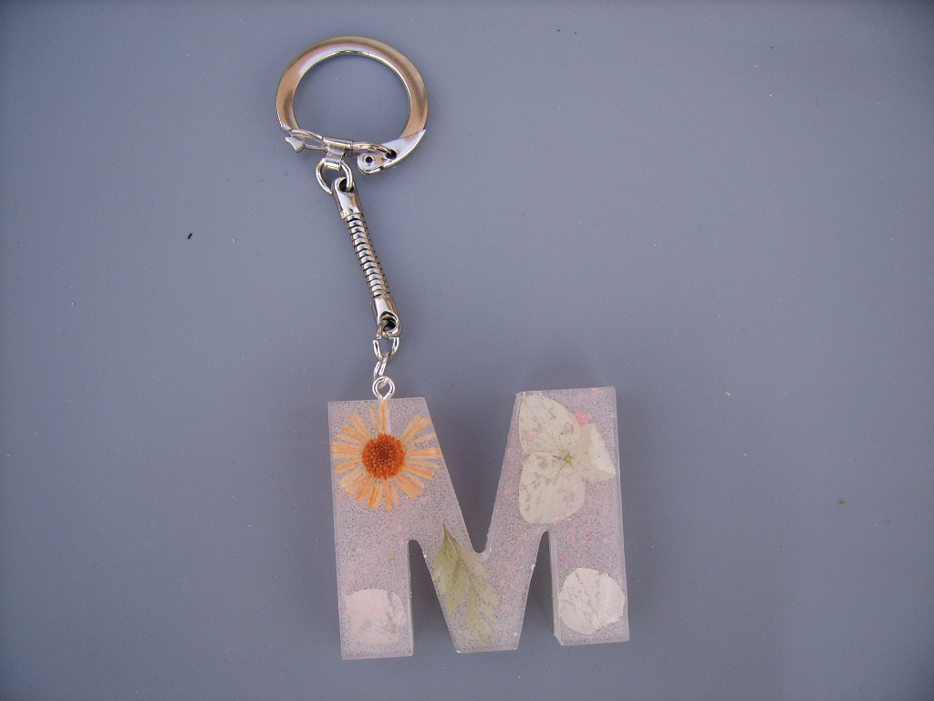 Sleutelhanger cijfers en letters