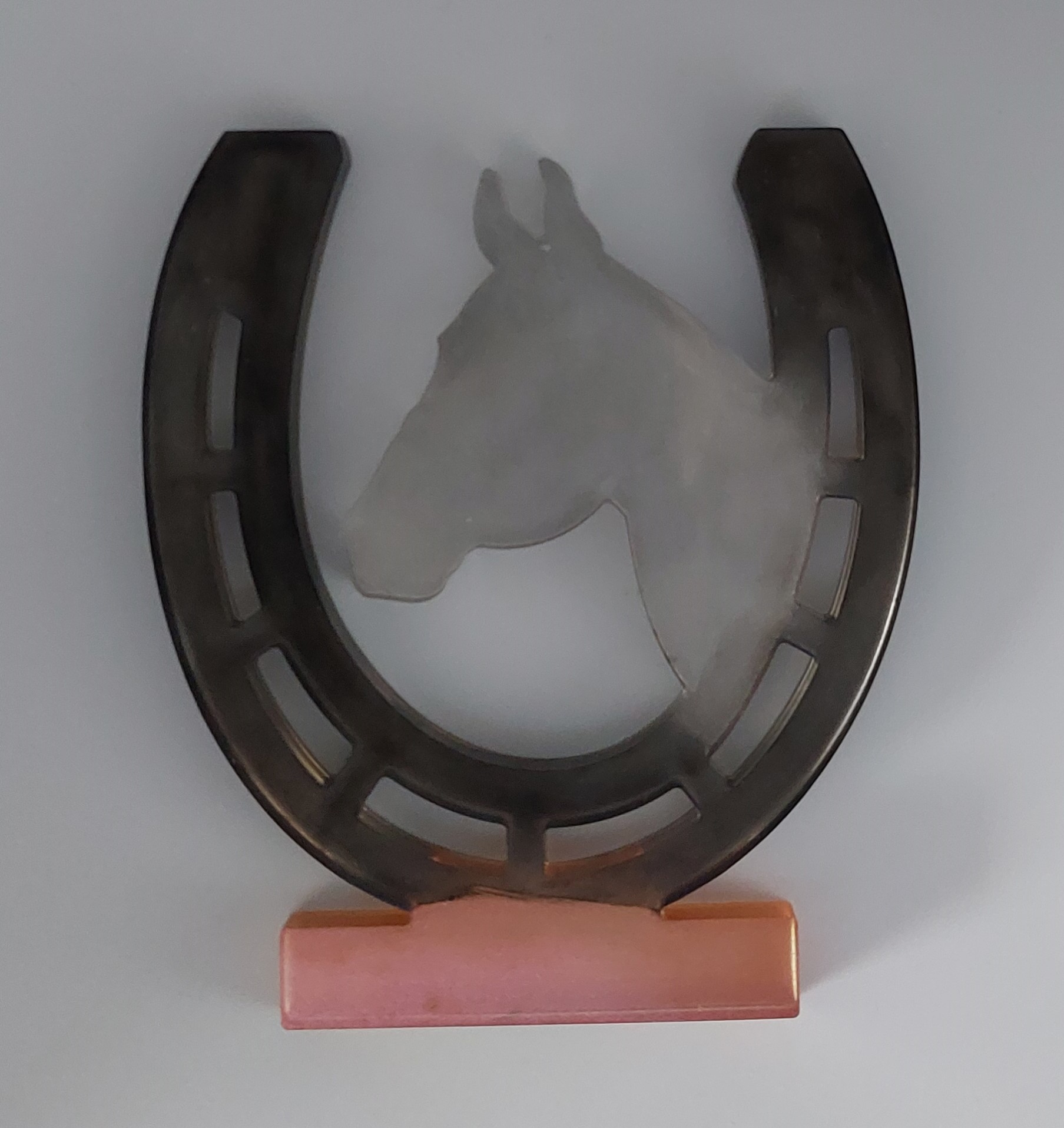 Gelukshoefijzer met paardenprofiel