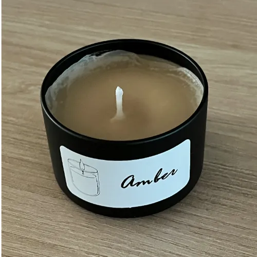 Amber | Geurkaars | potje 80ml