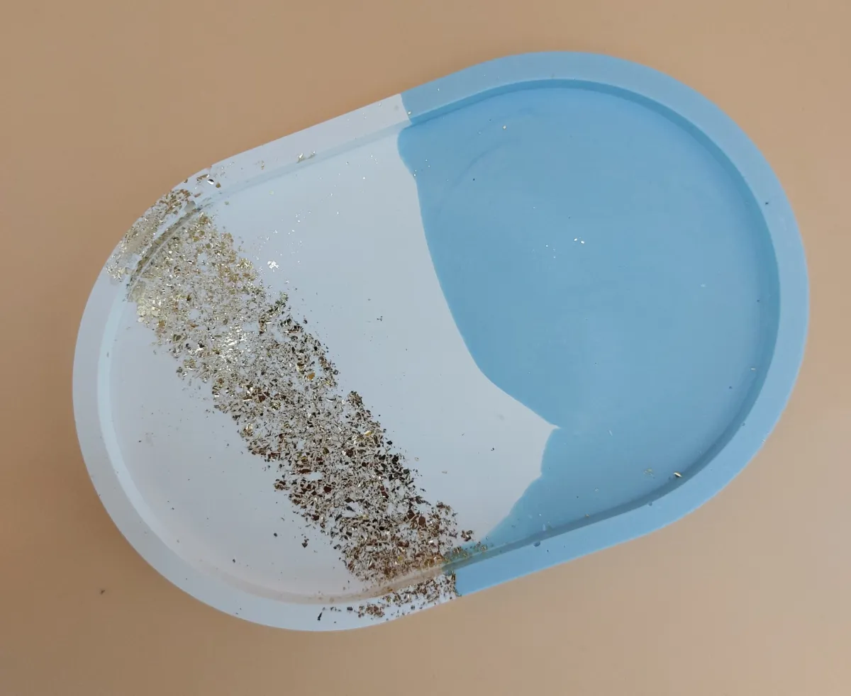Terrazzo Ovalen onderzetter