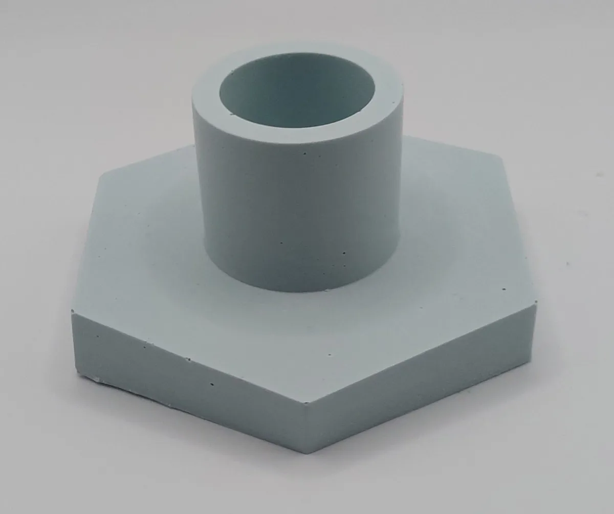 Hexagon Kaarshouder in Minimalistische Stijl
