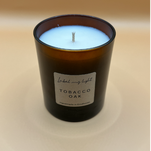 Kaars | Re-use Amber Collectie | Tobacco Oak