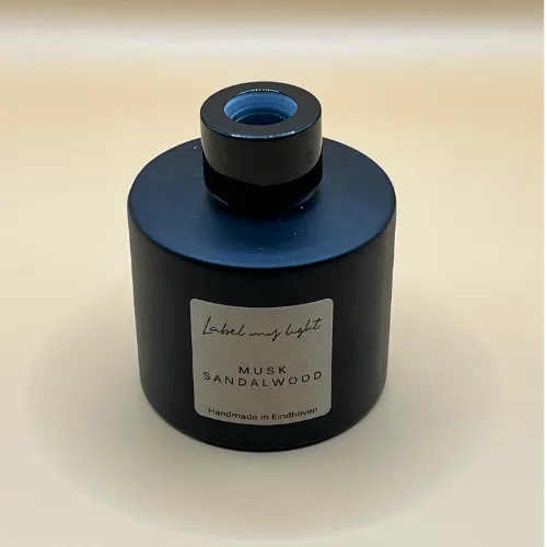 Geurflesje | Frosted zwart collectie | Musk Sandalwood