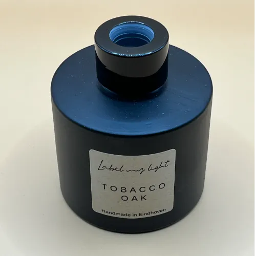 Geurflesje | Frosted zwart collectie | Tobacco Oak