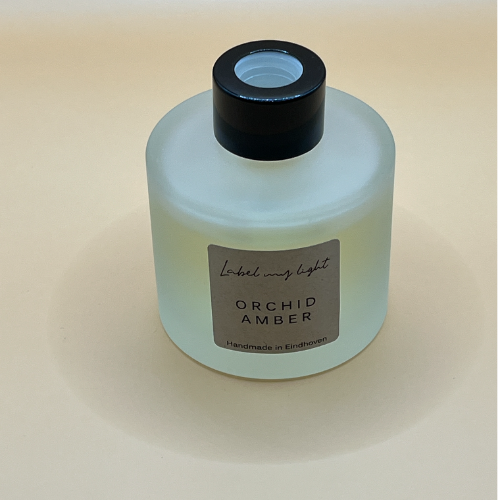 Geurflejes | Frosted Wit Collectie | Orchid Amber