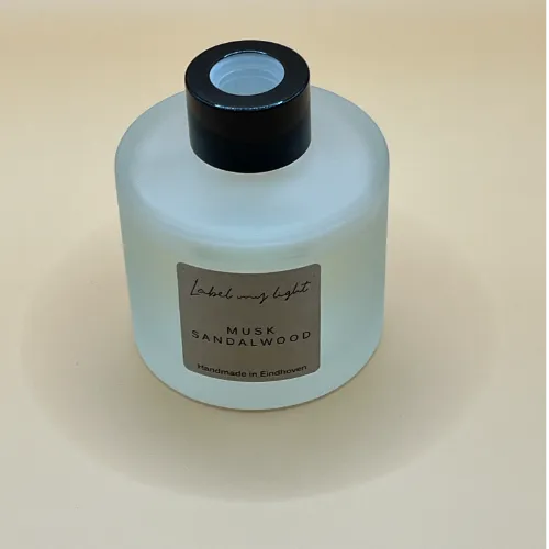 Geurflejes | Frosted Wit Collectie | Musk Sandalwood