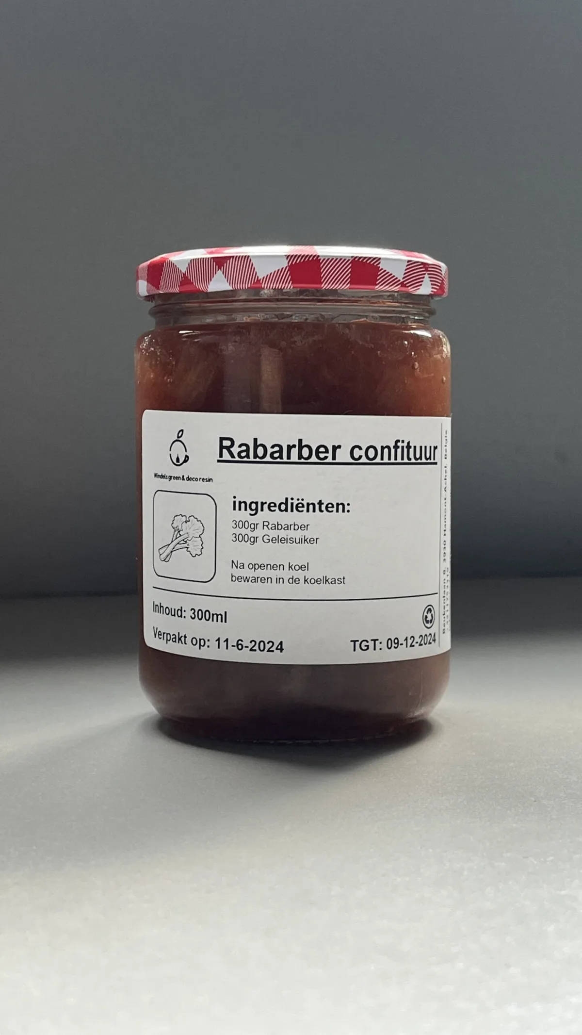 Rabarber confituur