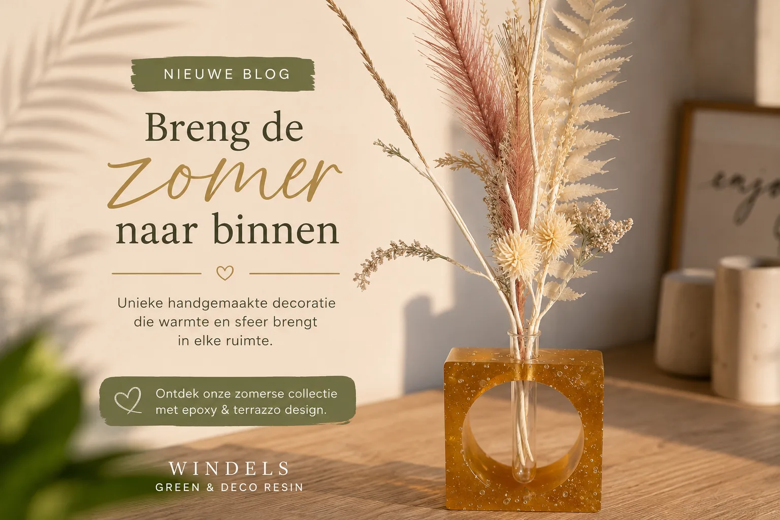 Breng de zomer naar binnen met handgemaakte decoratie