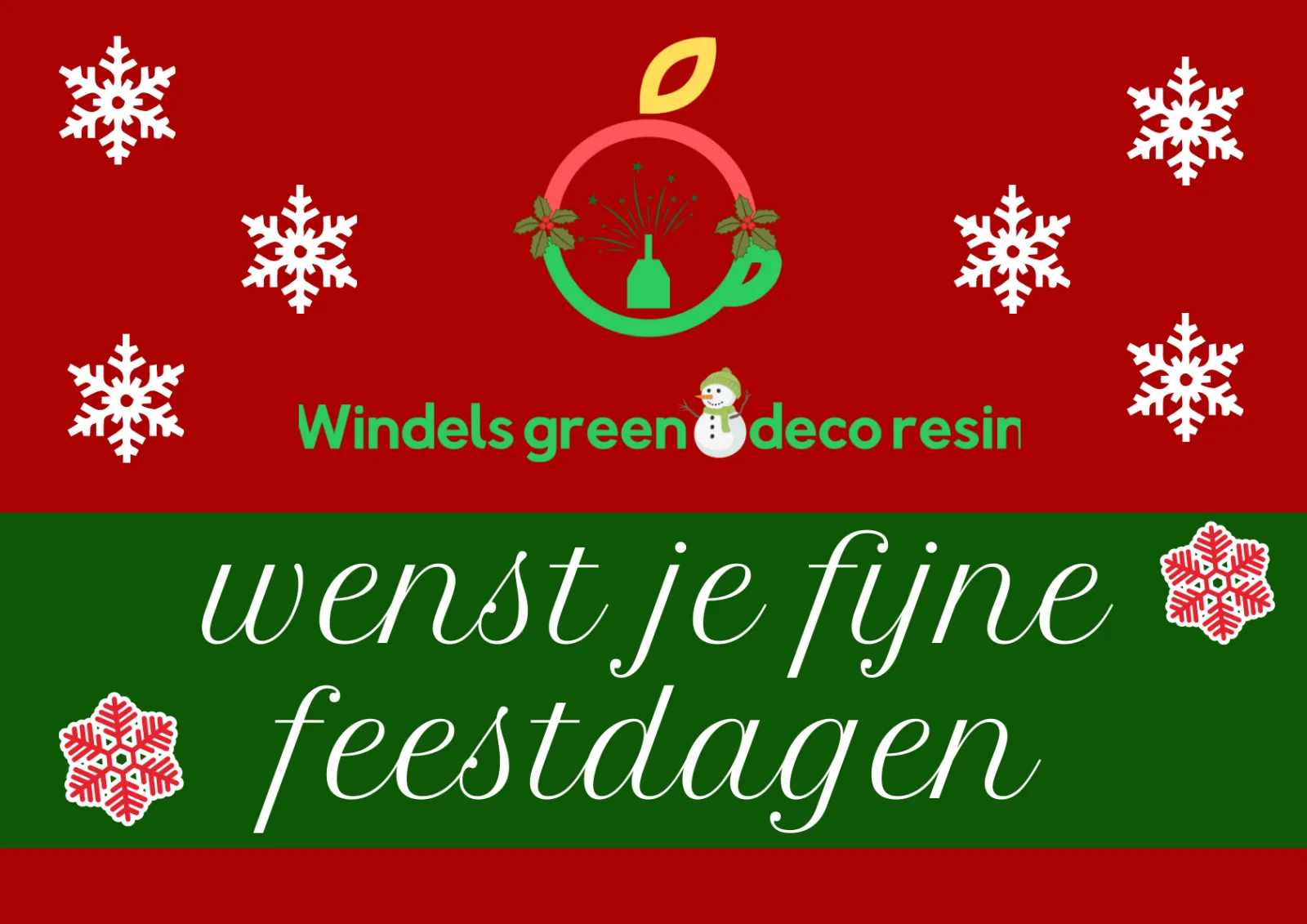 🎄 Fijne Feestdagen & Dankjewel 🎄