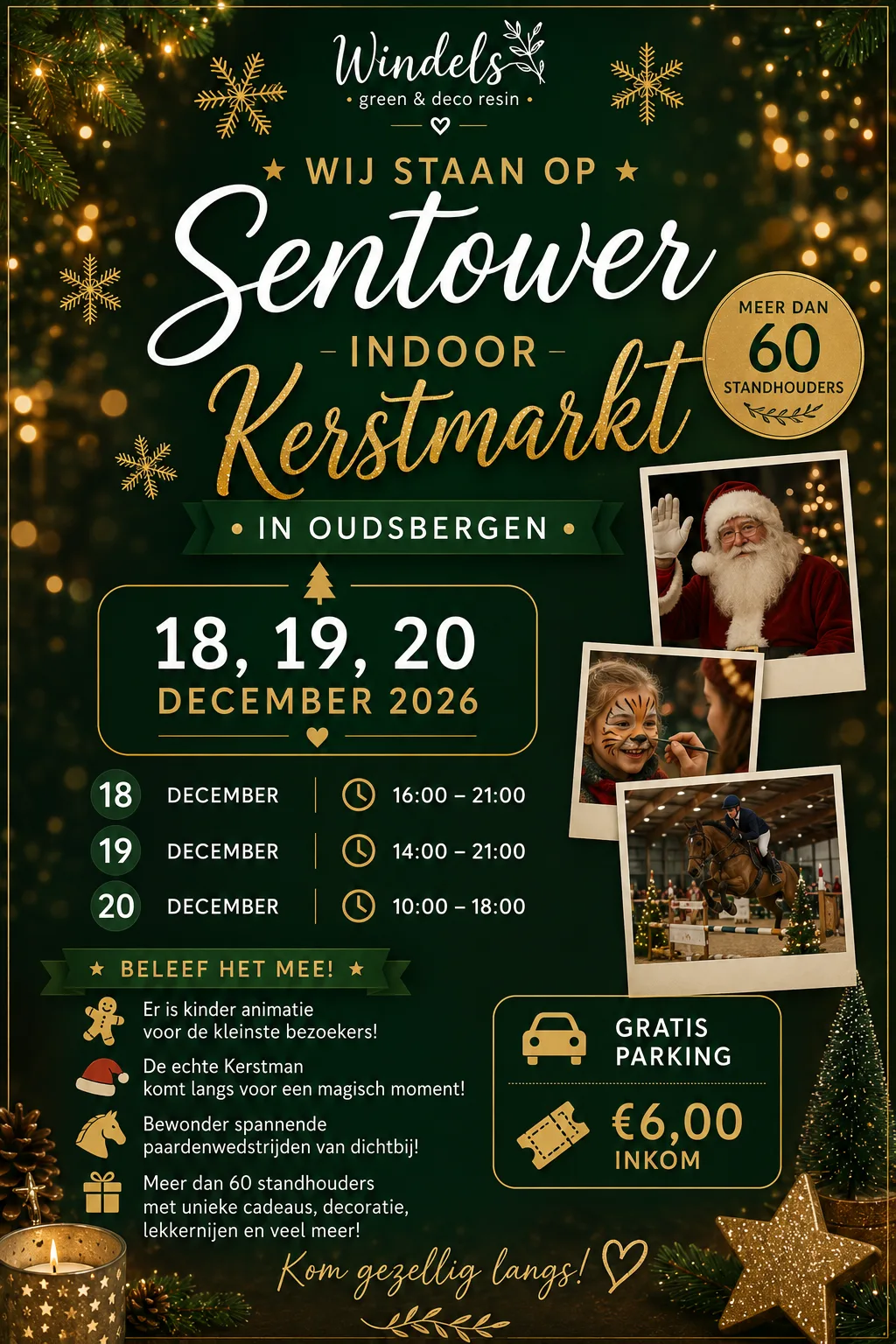 Sentower indoor kerstmarkt